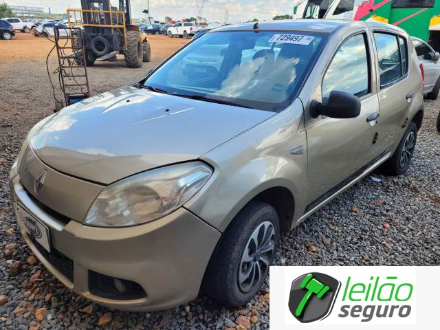 LOTE 012 - RENAULT SANDERO AUTENTIQUE 1.0 16V HI-FLEX 2012